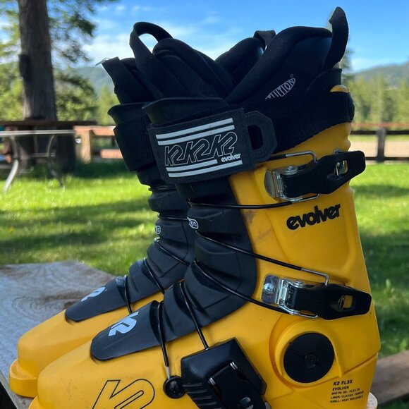 NWOT K2 Evolver Kids Ski Boots Sz. 23.5 - Picture 2 of 5
